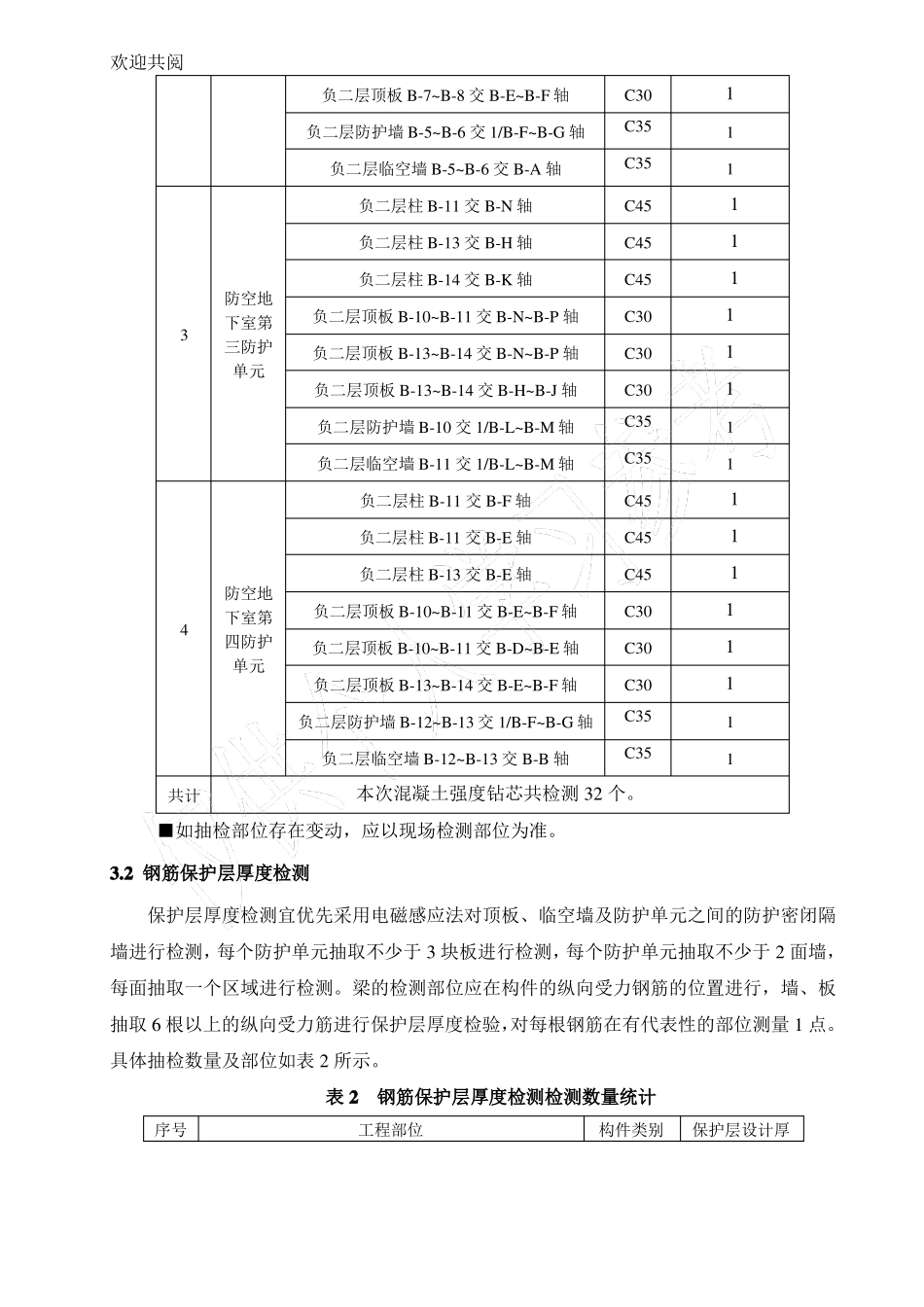 人防地下室结构实体检测方案_第3页