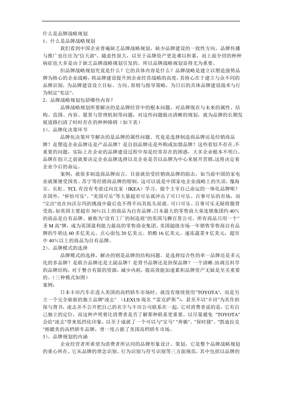 什么是品牌战略规划_第1页