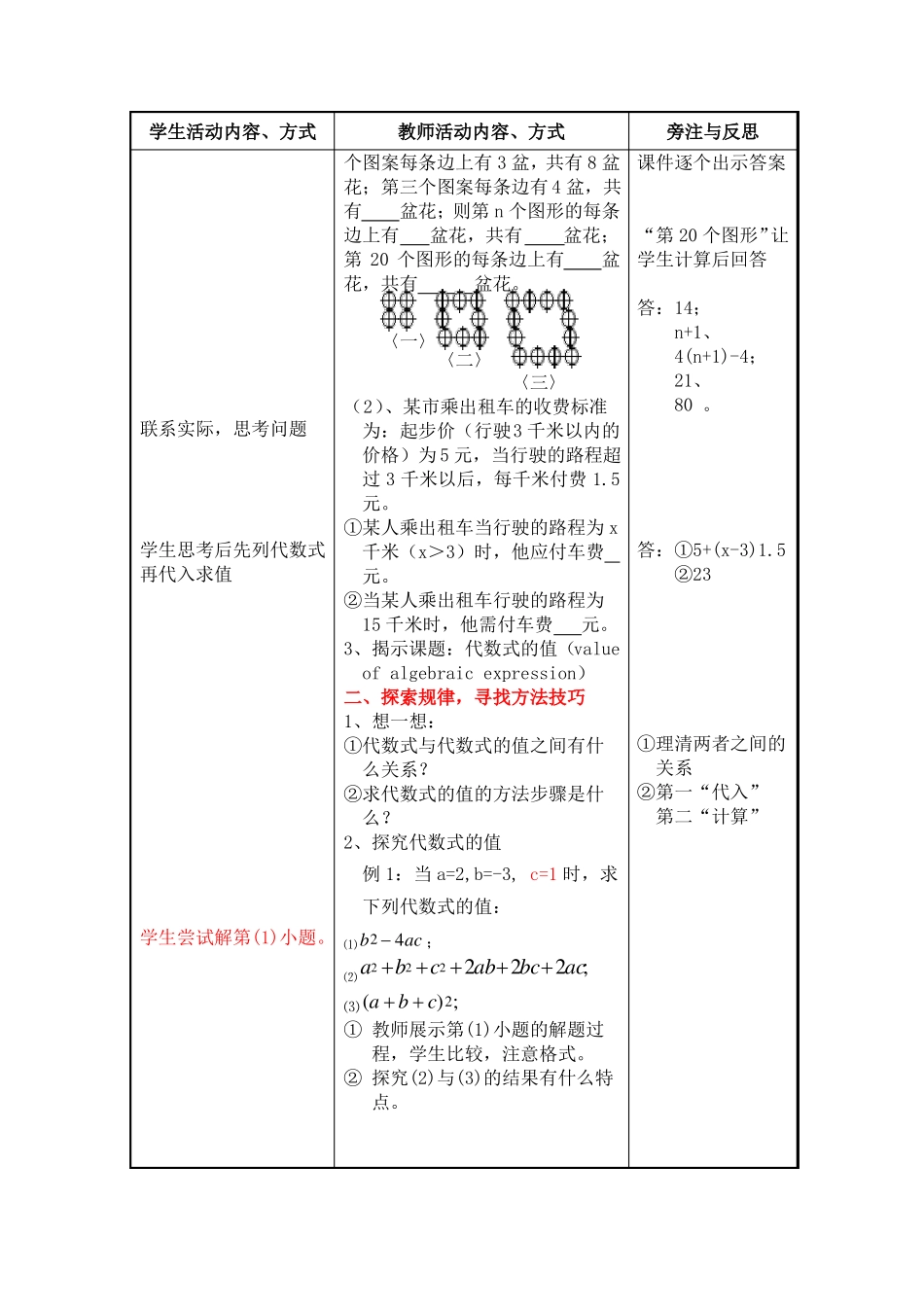 代数式的值公开课_第3页
