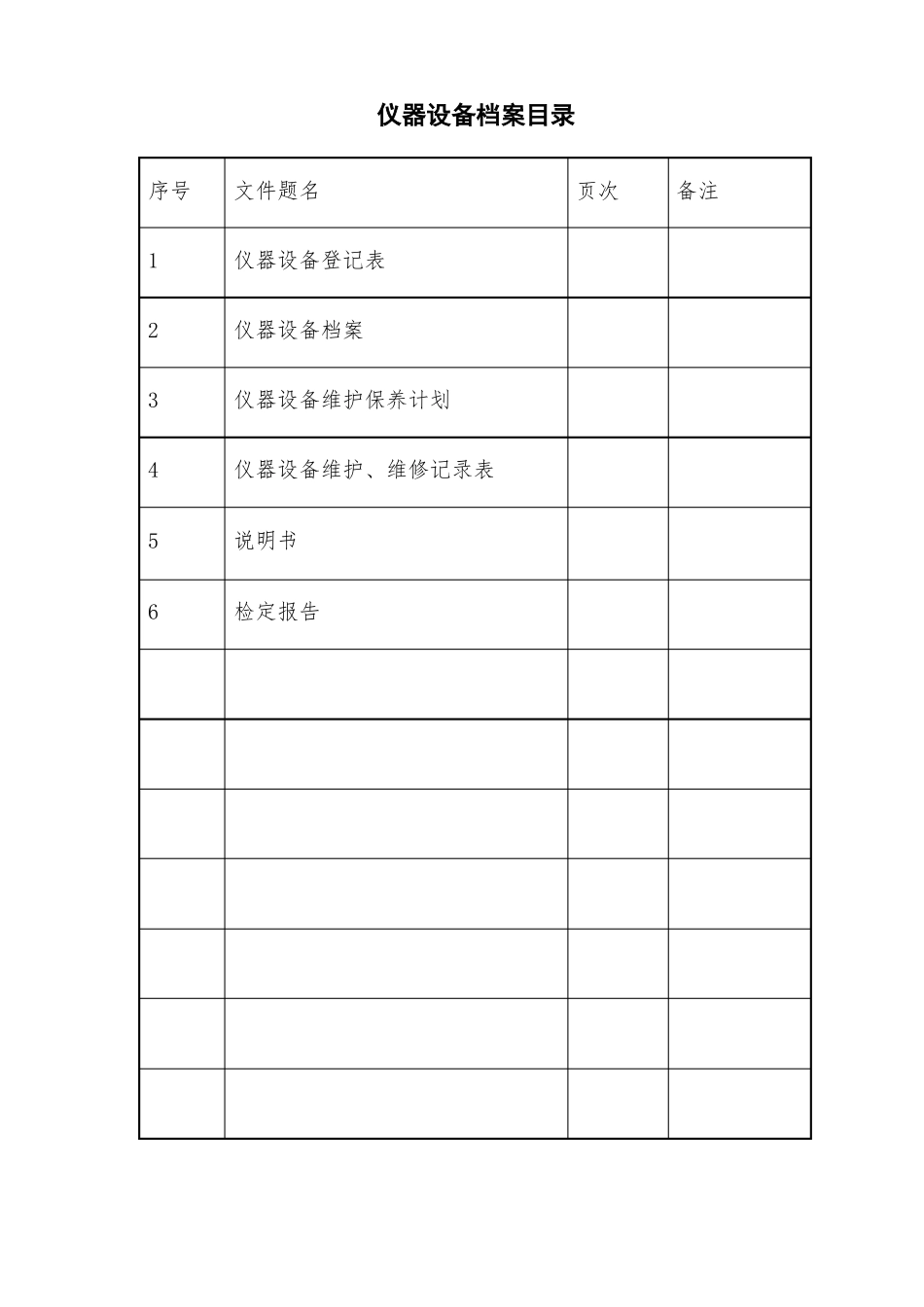 仪器设备档案_第2页