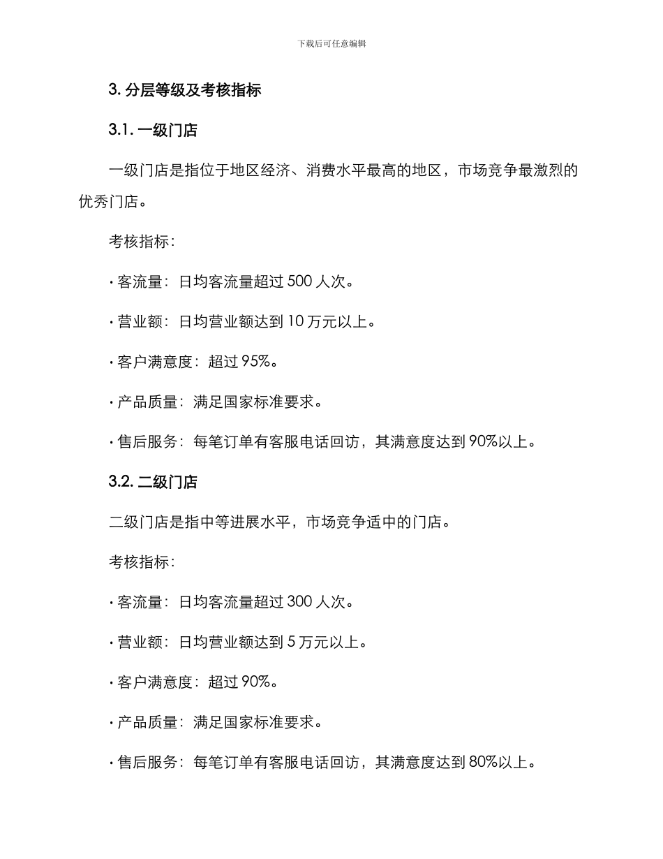 门店分层考核方案_第2页