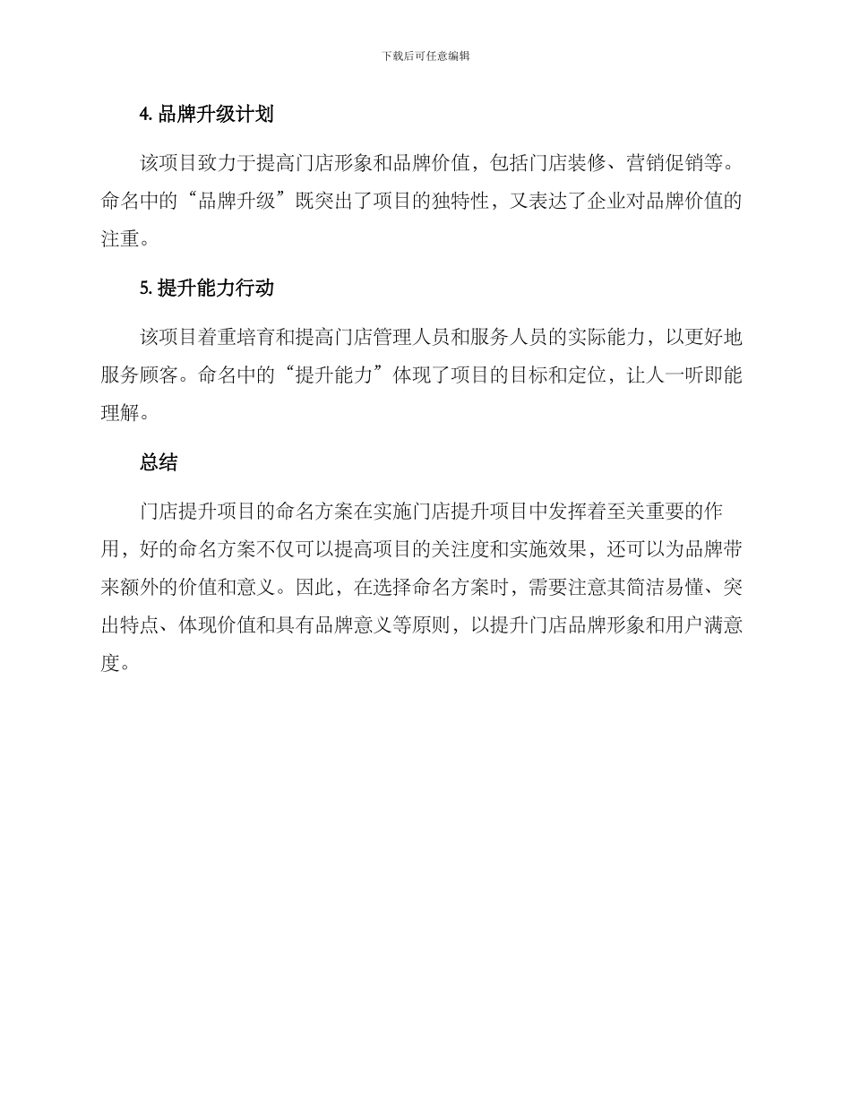 门店提升项目命名方案_第3页