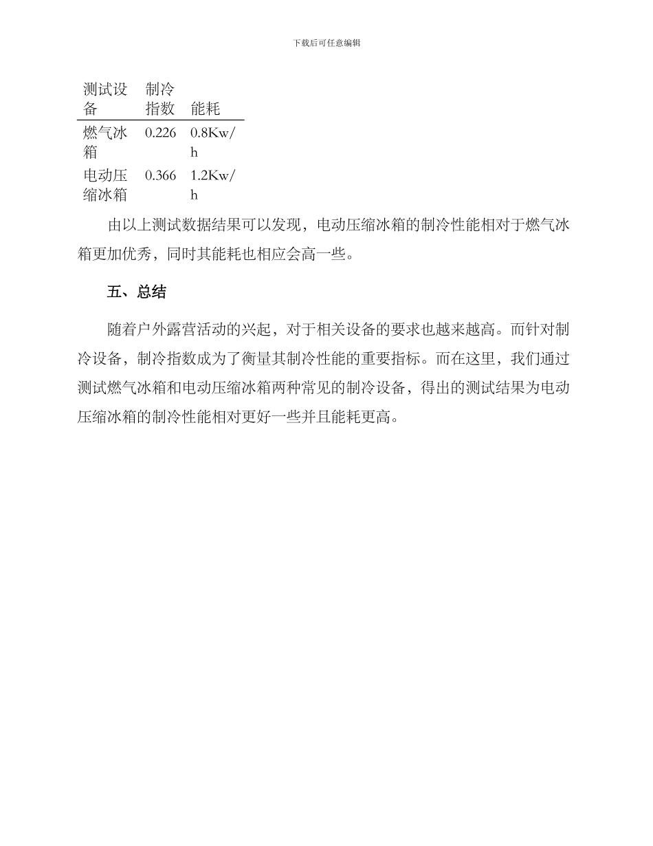 露营制冷测评方案_第3页