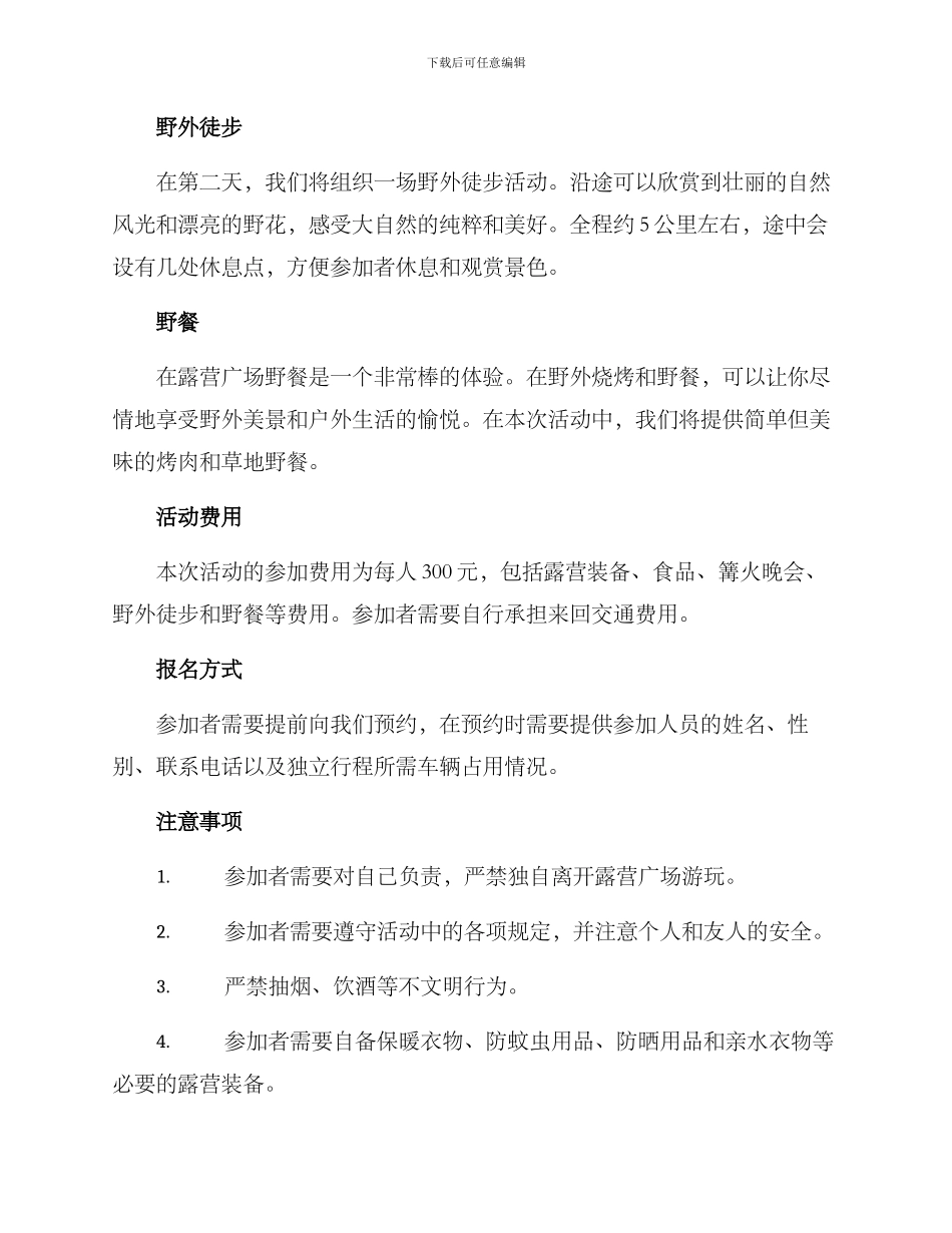 露营广场活动策划方案_第2页