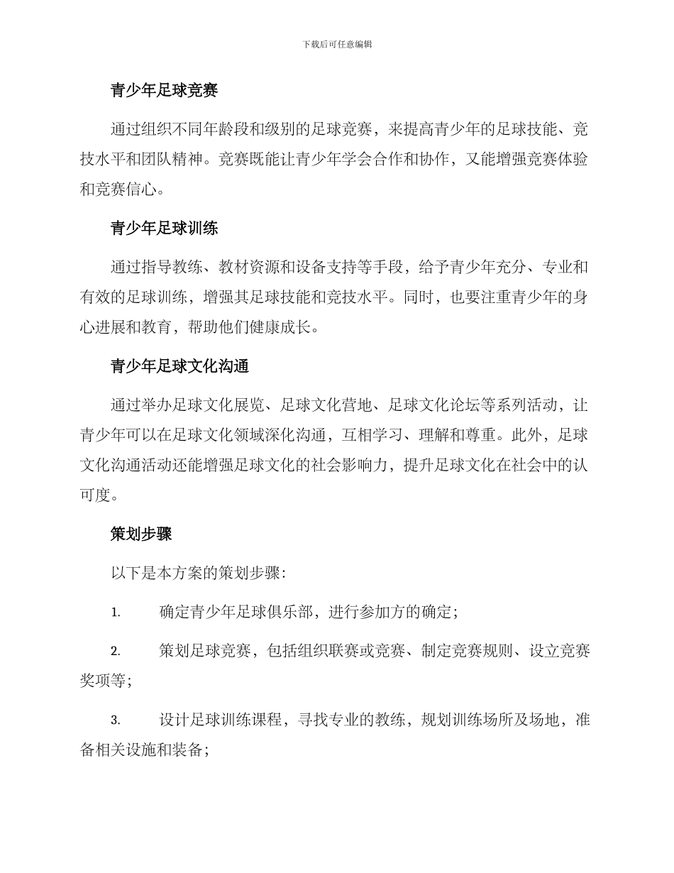 青少年足球策划方案_第2页