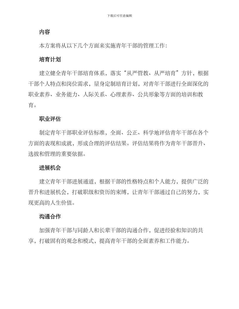 青年干部管理实施方案_第2页