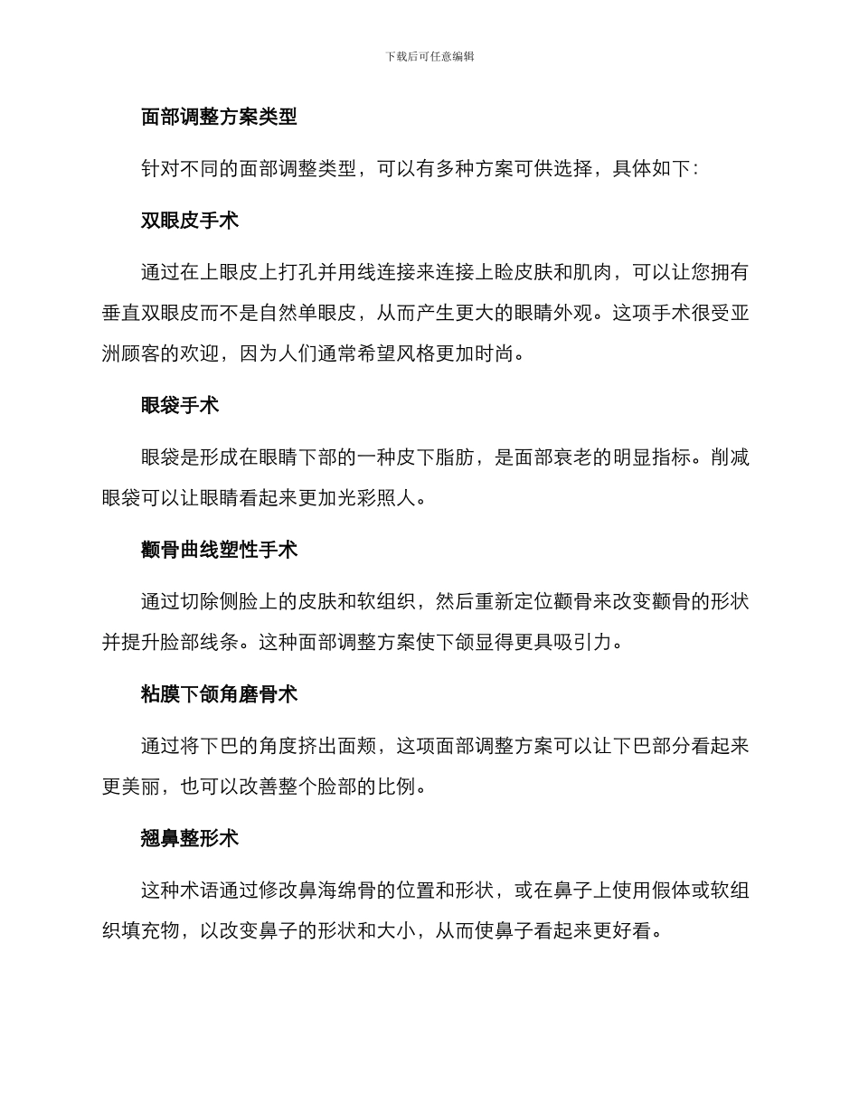 面部调整设计方案_第2页