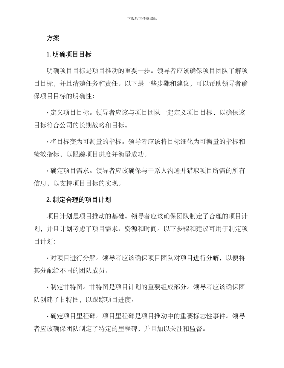 领导项目推进方案_第2页