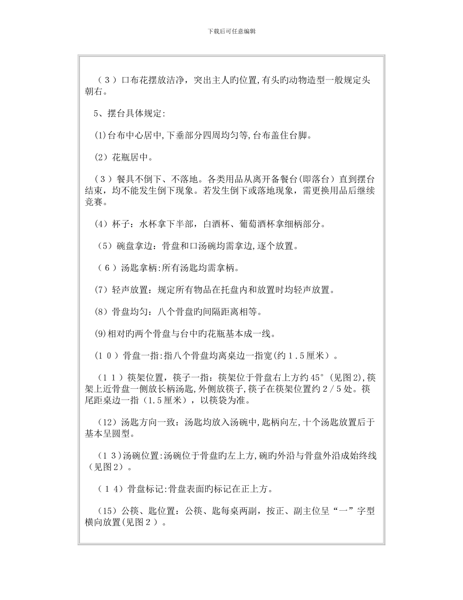 餐厅服务技能大赛_第2页