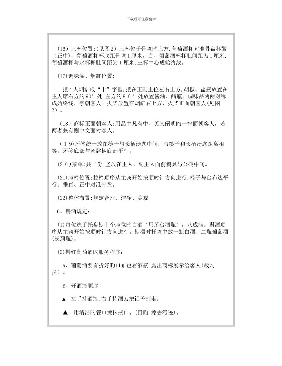 餐厅服务技能大赛_第3页