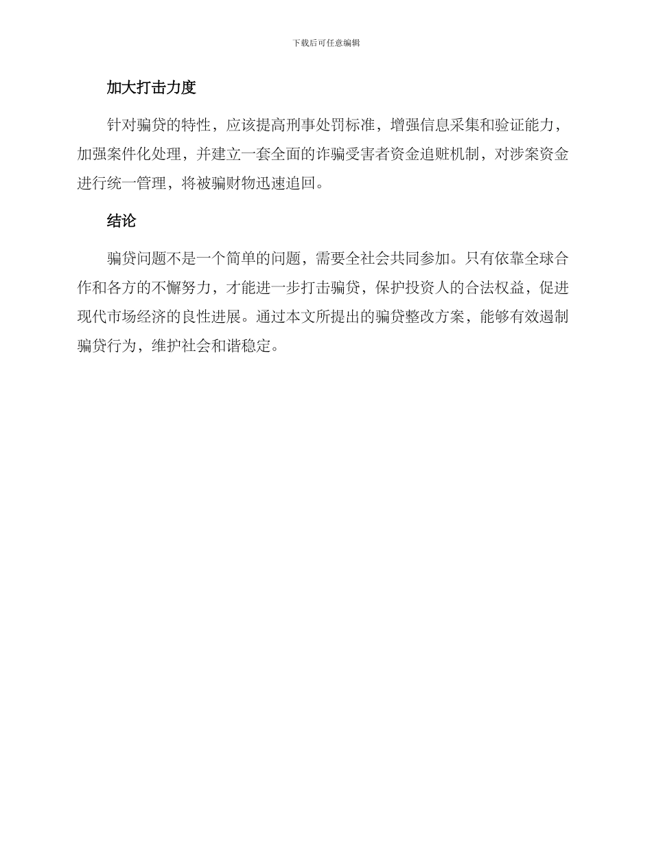 骗贷整改方案_第3页