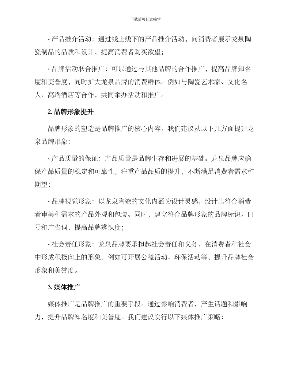 龙泉品牌推广方案_第2页