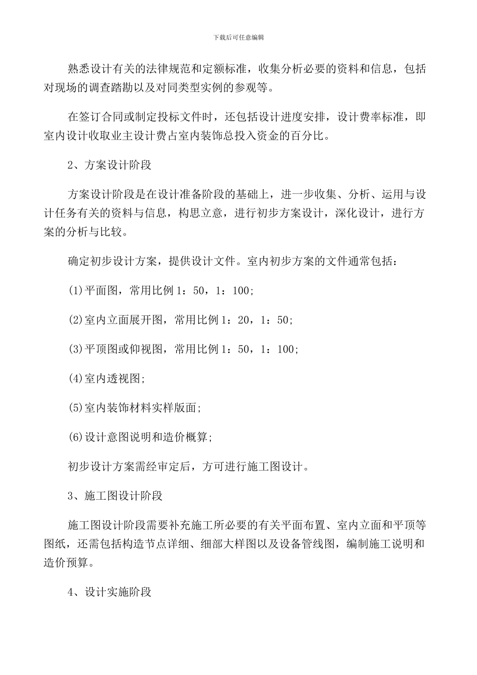 2024室内设计实习报告_第2页