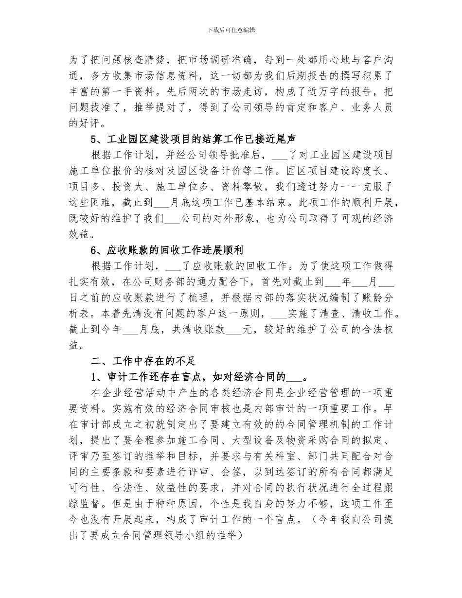 2024年企业审计年终总结精选范文_第3页