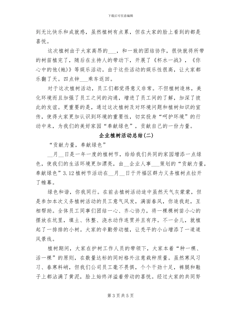 2024年企业植树节活动总结_第3页