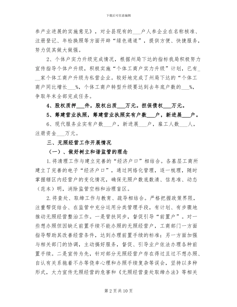 2024年企业登记管理分局工作总结_第2页