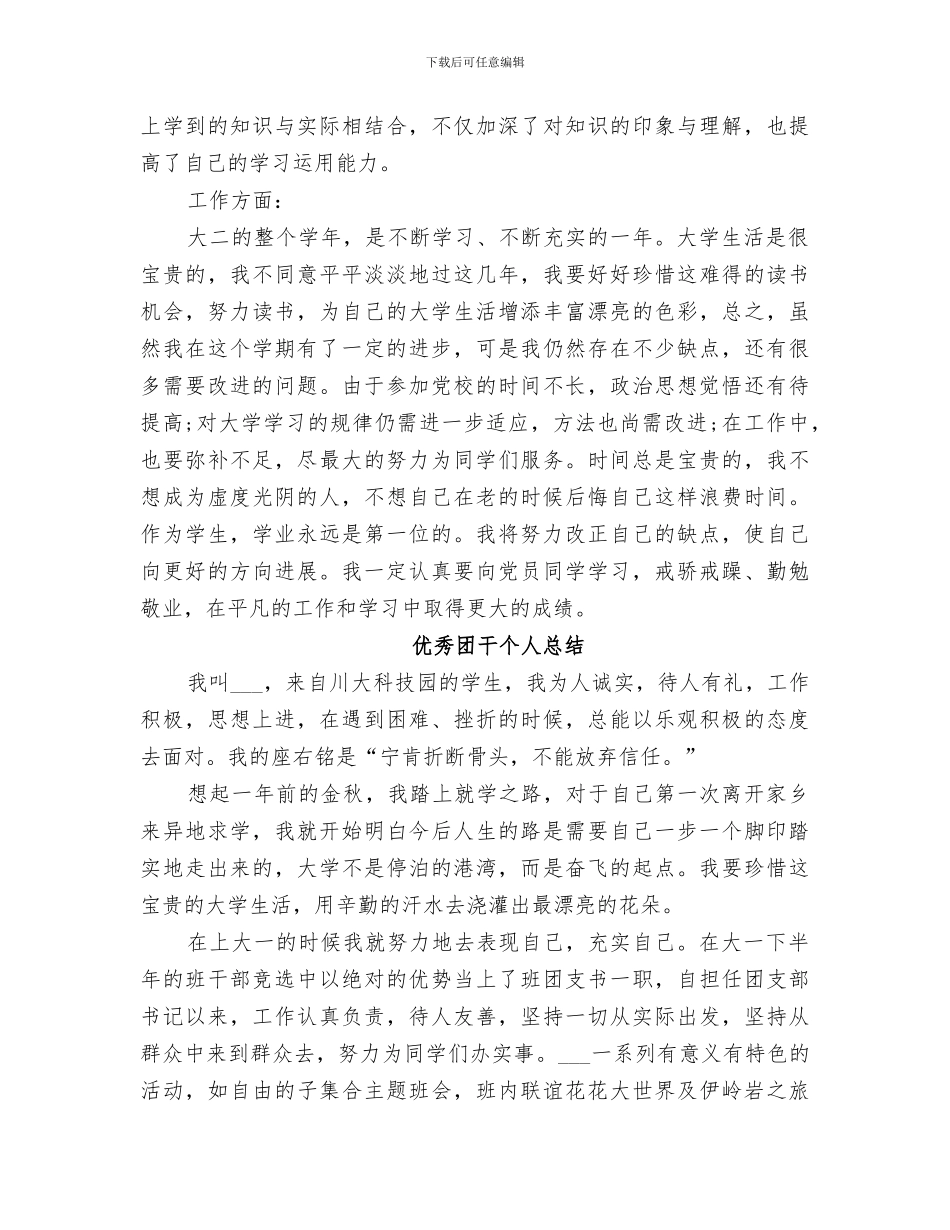 2024年优秀团干个人总结_第3页