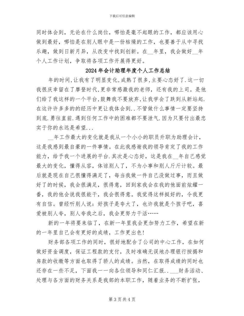 2024年会计助理工作总结范文_第3页