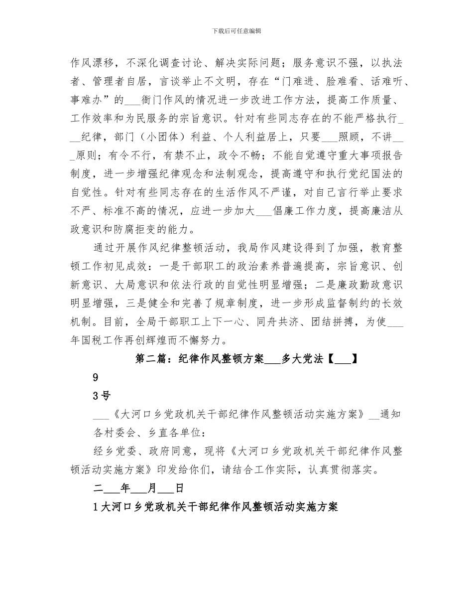 2024年作风纪律整顿总结_第3页