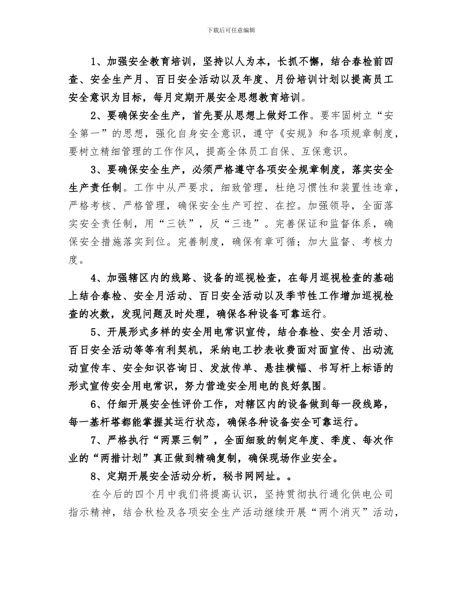2024年供电公司两个消灭工作总结范本_第2页