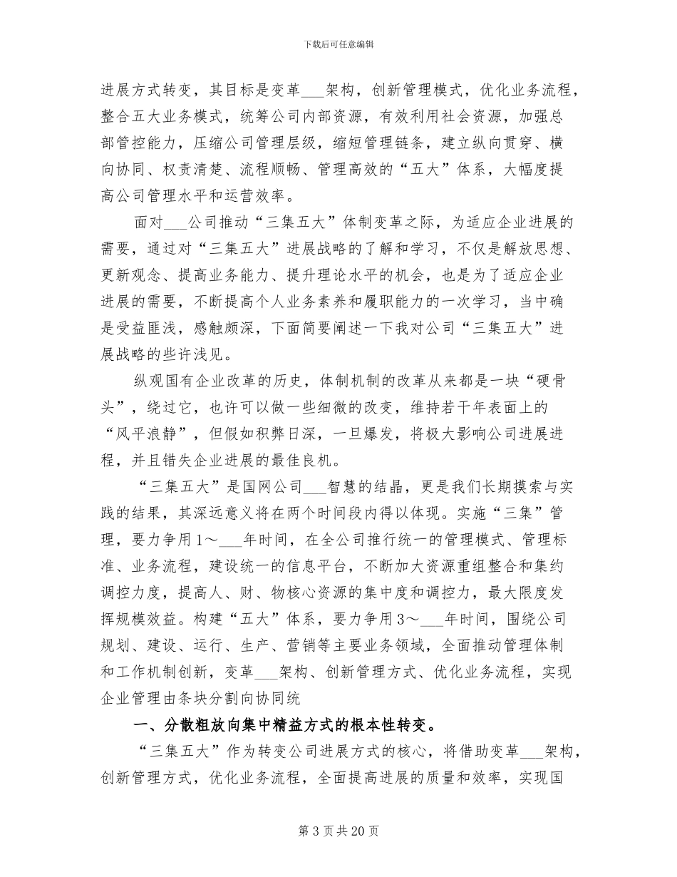 2024年供电公司三集五大经验总结_第3页
