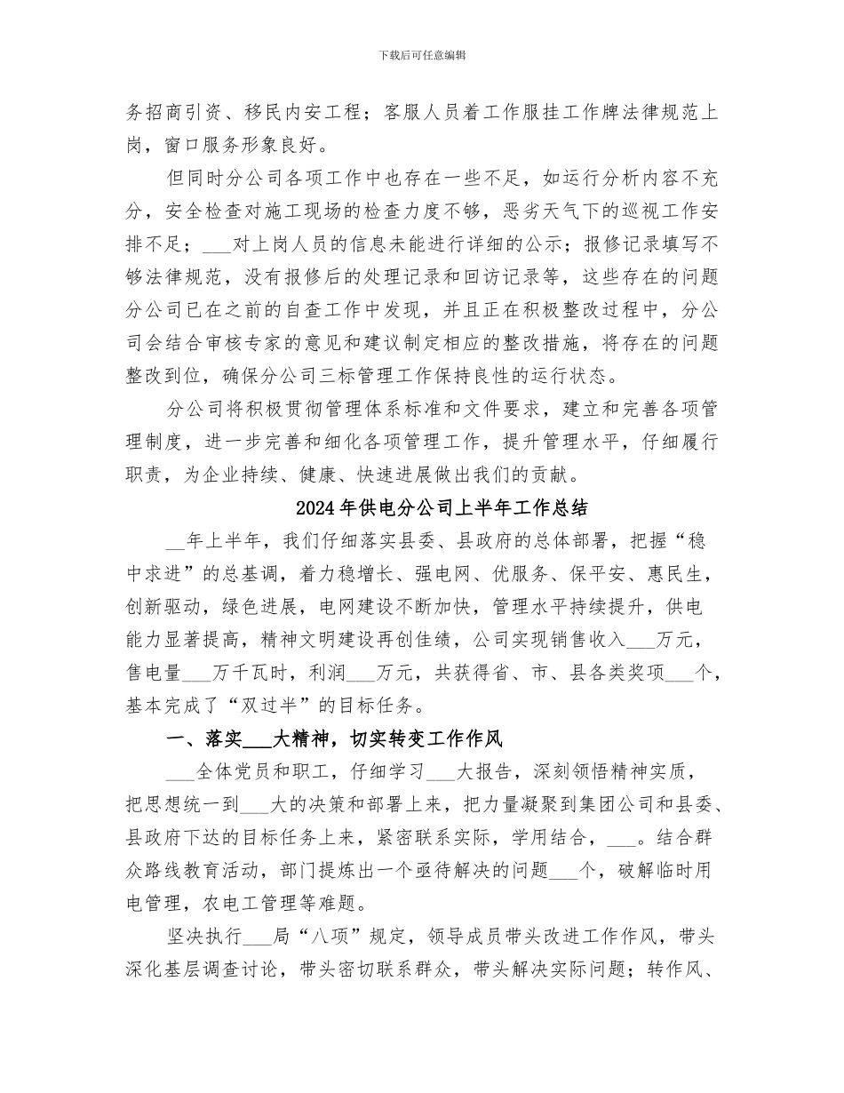 2024年供电分公司三标审核迎检小结_第2页