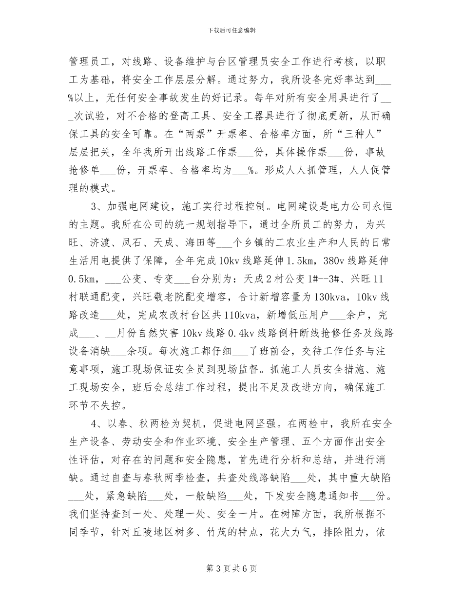 2024年供电所安全大检查活动总结_第3页