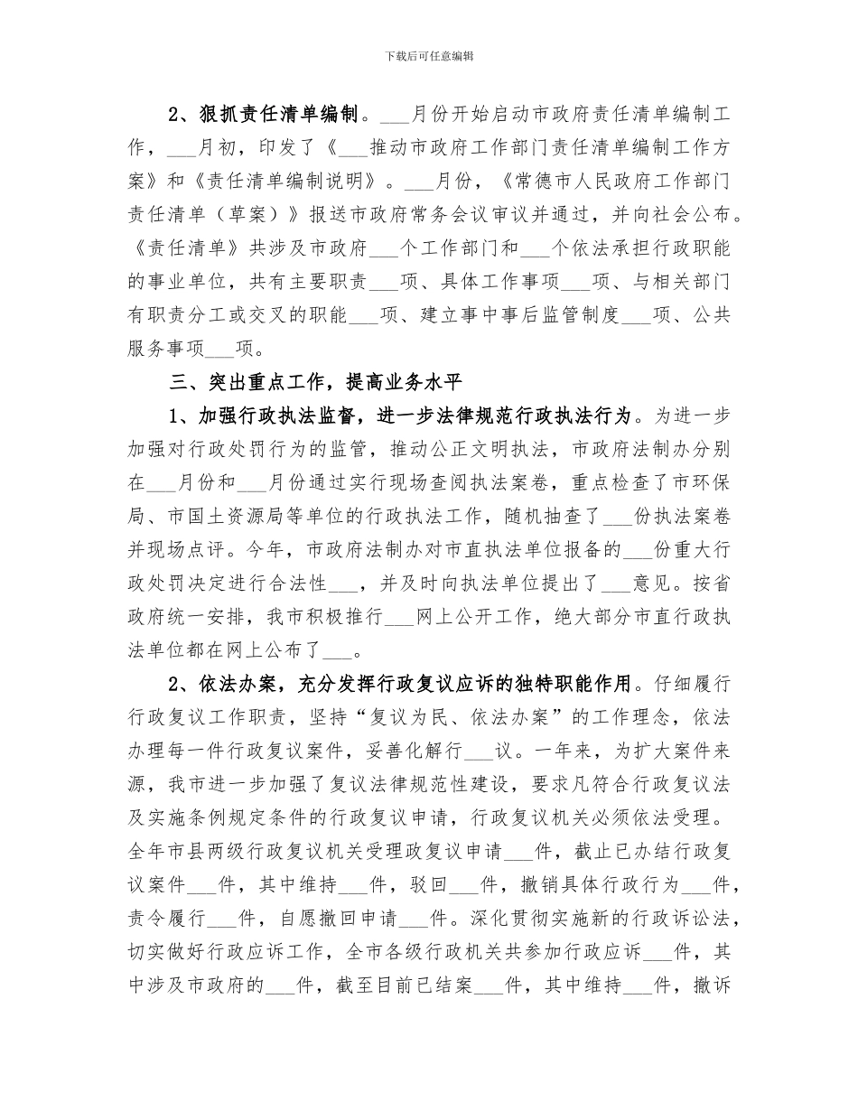 2024年依法行政年终工作总结范本_第3页