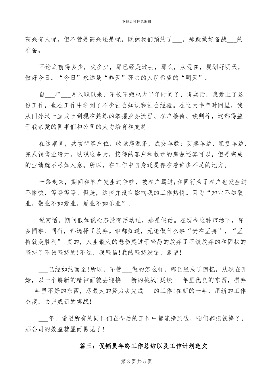 2024年促销员年终个人总结_第3页