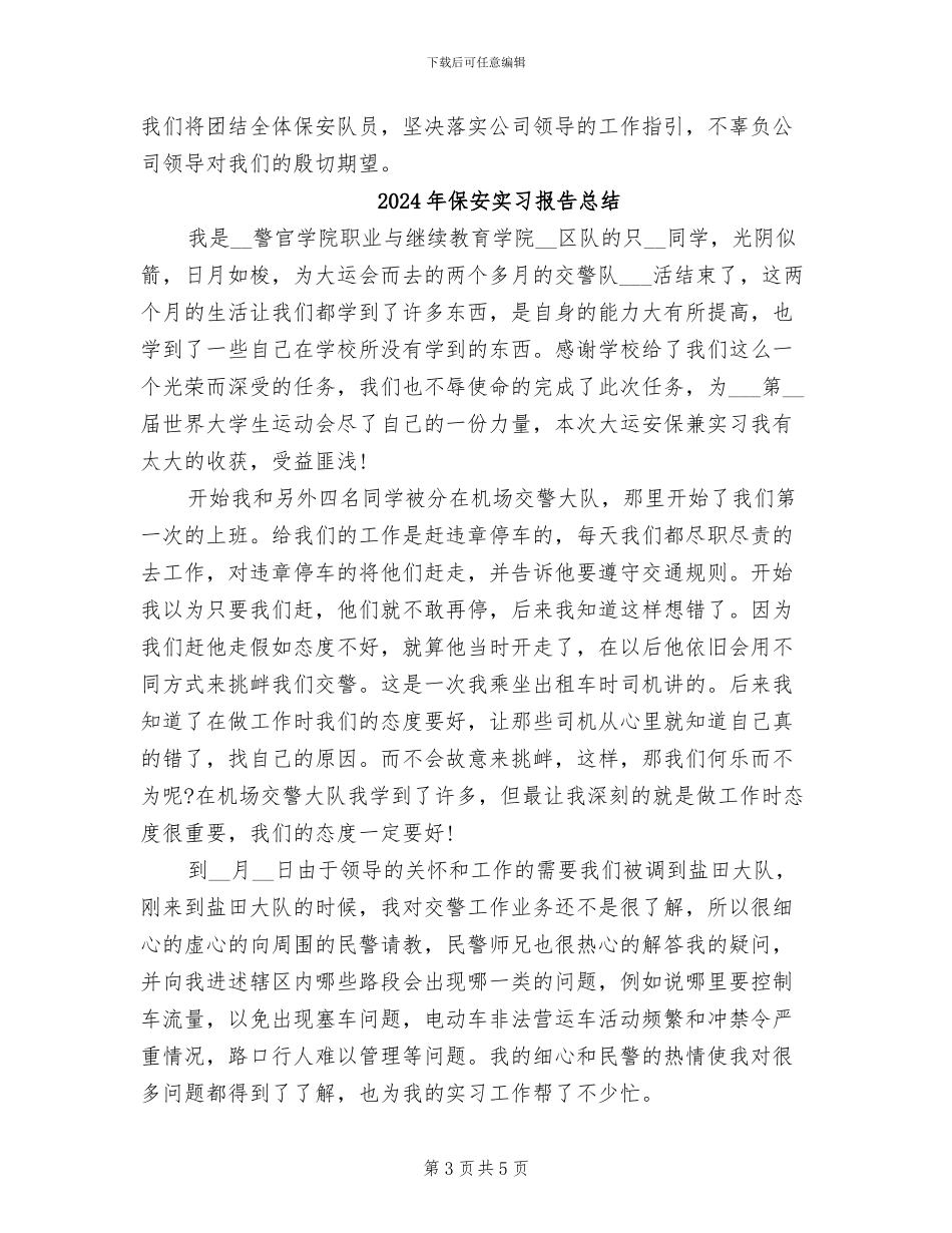 2024年保安大队年终总结_第3页