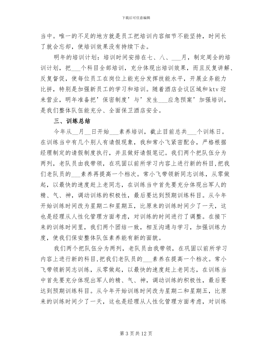 2024年保安班长年终个人总结范文_第3页