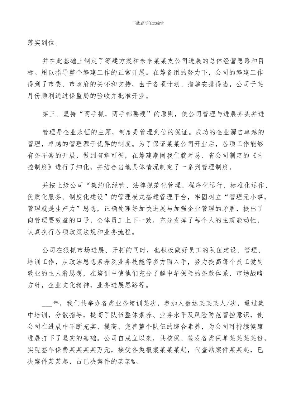 2024年保险公司个人年度总结范文_第2页