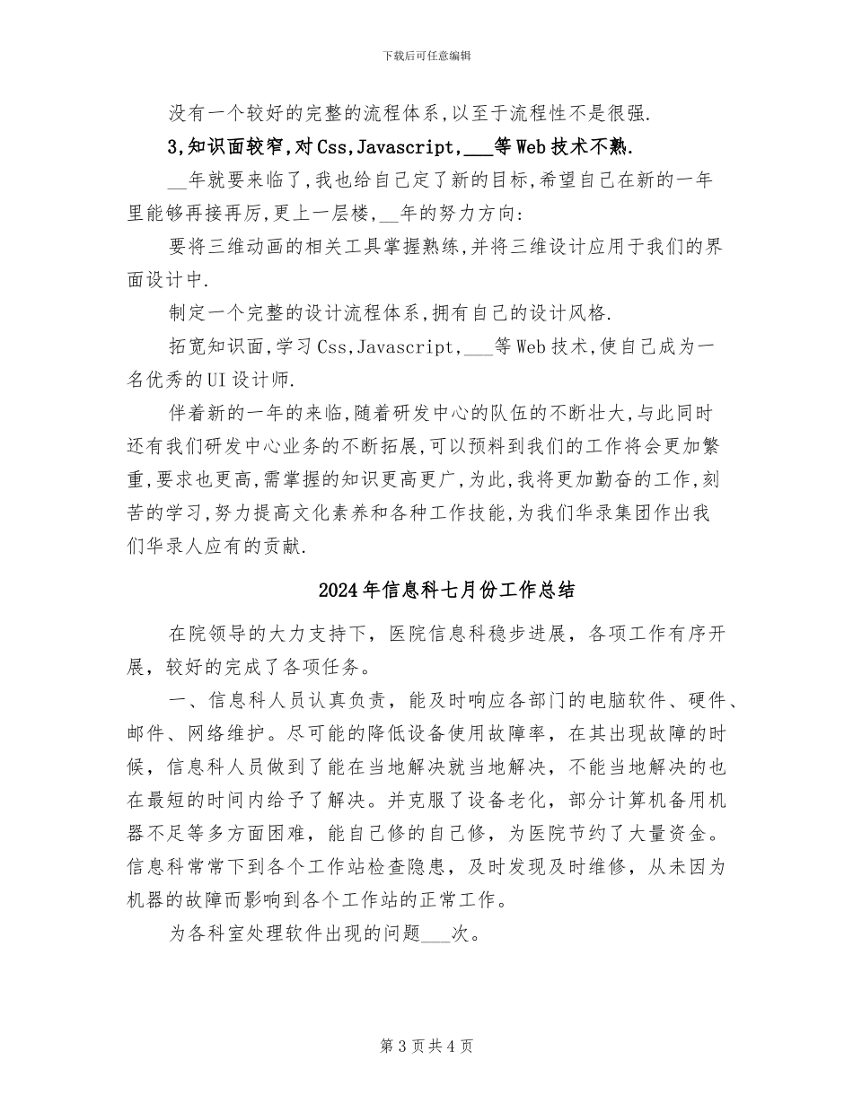 2024年信息相关行业年终总结_第3页