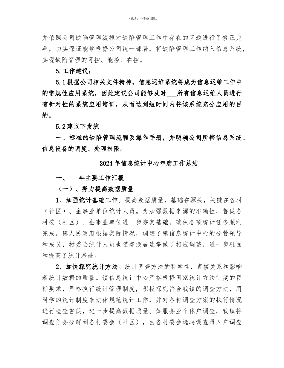 2024年信息系统缺陷管理工作总结及建议_第2页