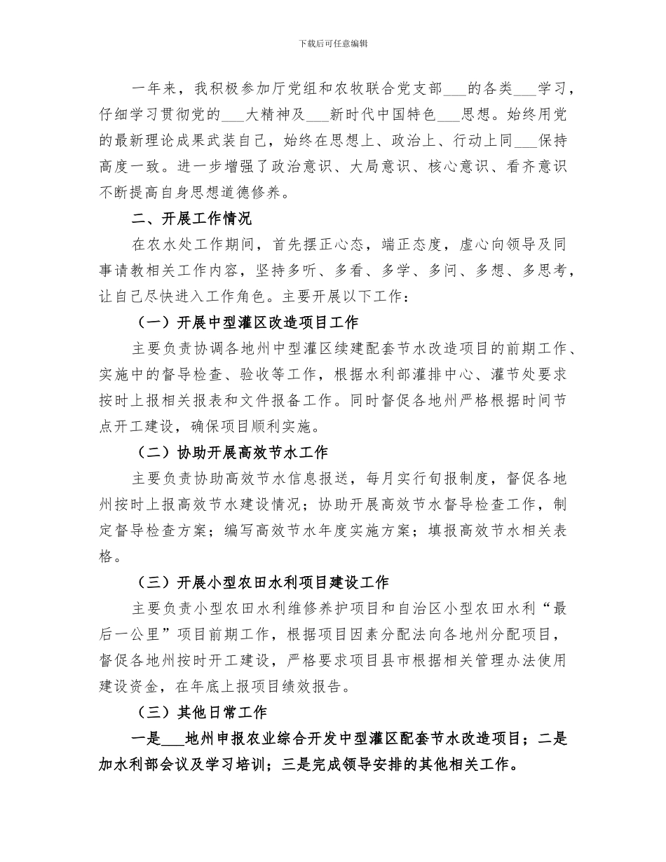 2024年借调期间工作总结范本_第3页