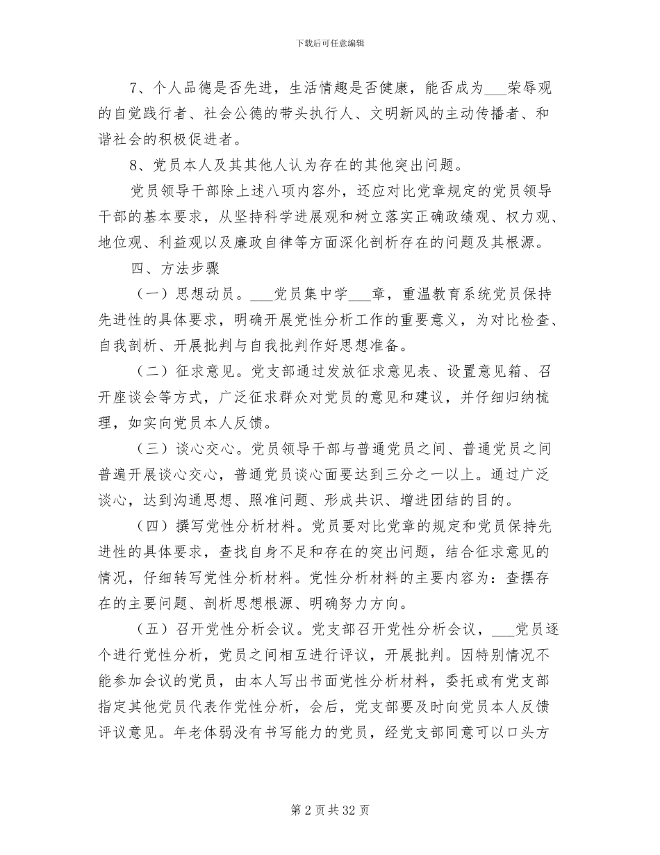 2024年党员党性定期分析制度_第2页