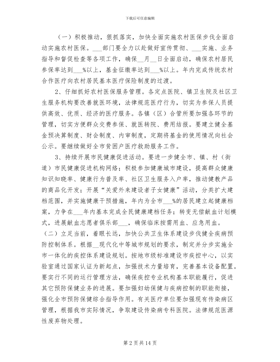 2024年全市卫生工作年终总结范文_第2页