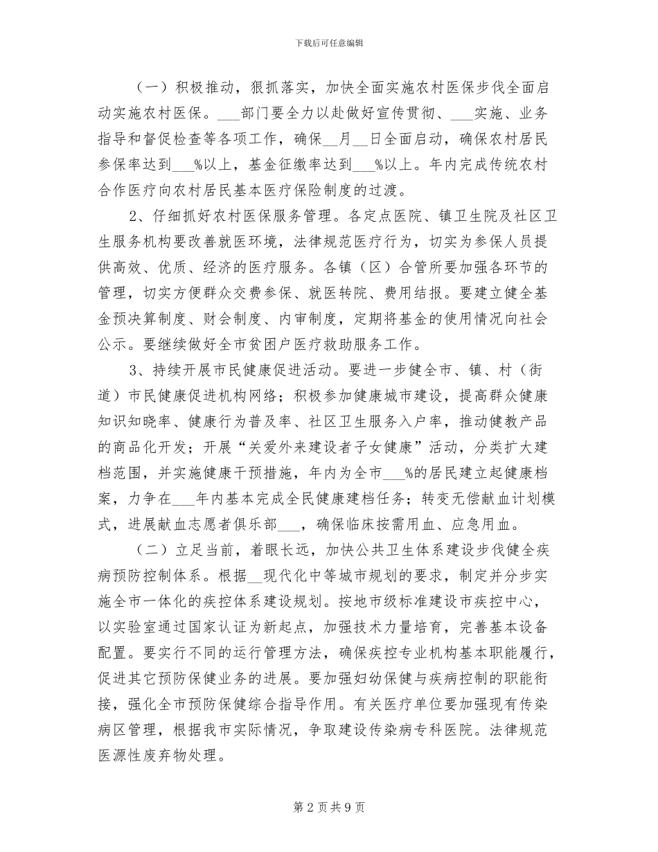 2024年全市卫生工作年终总结_第2页