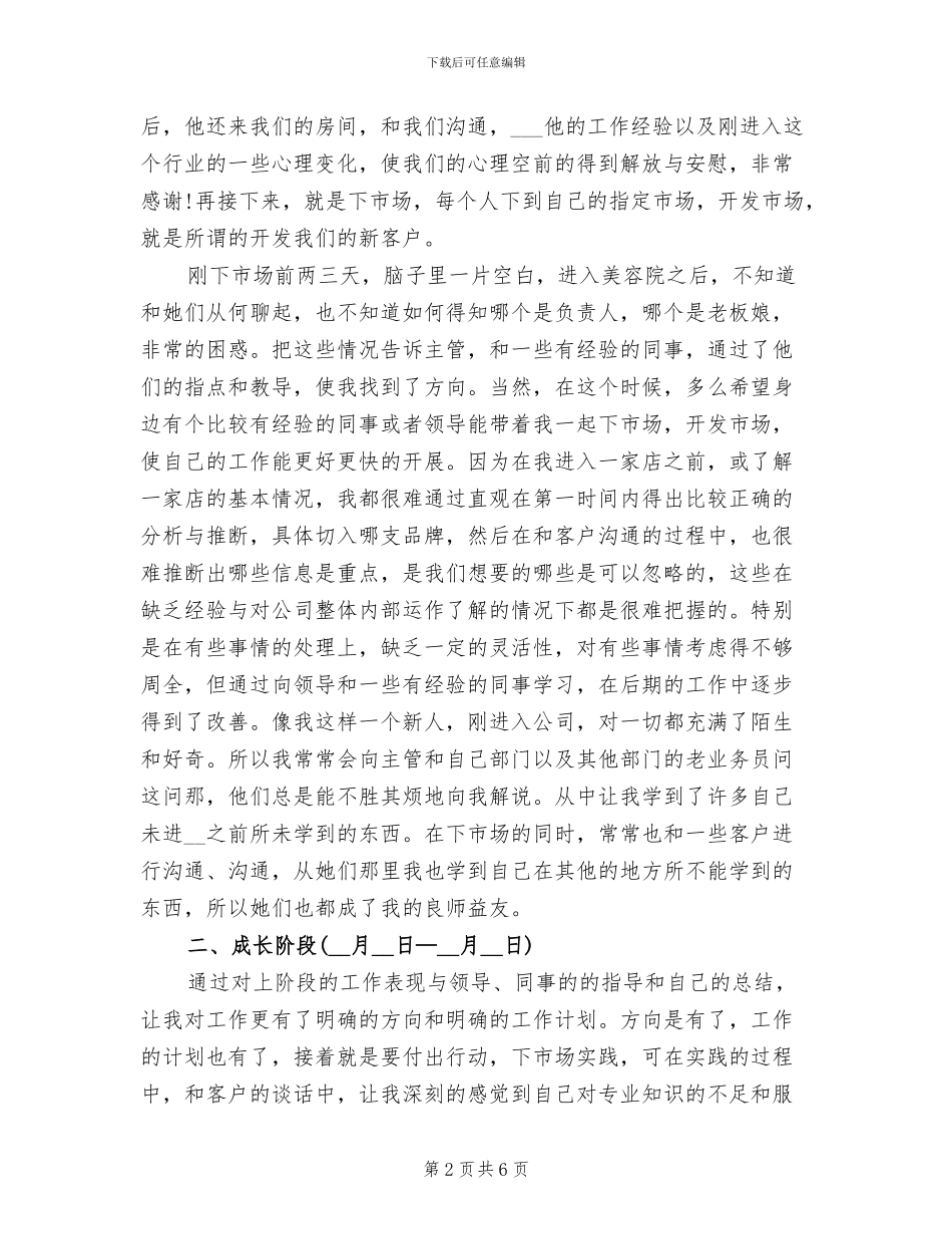 2024年公司业务员个人年终总结范文_第2页