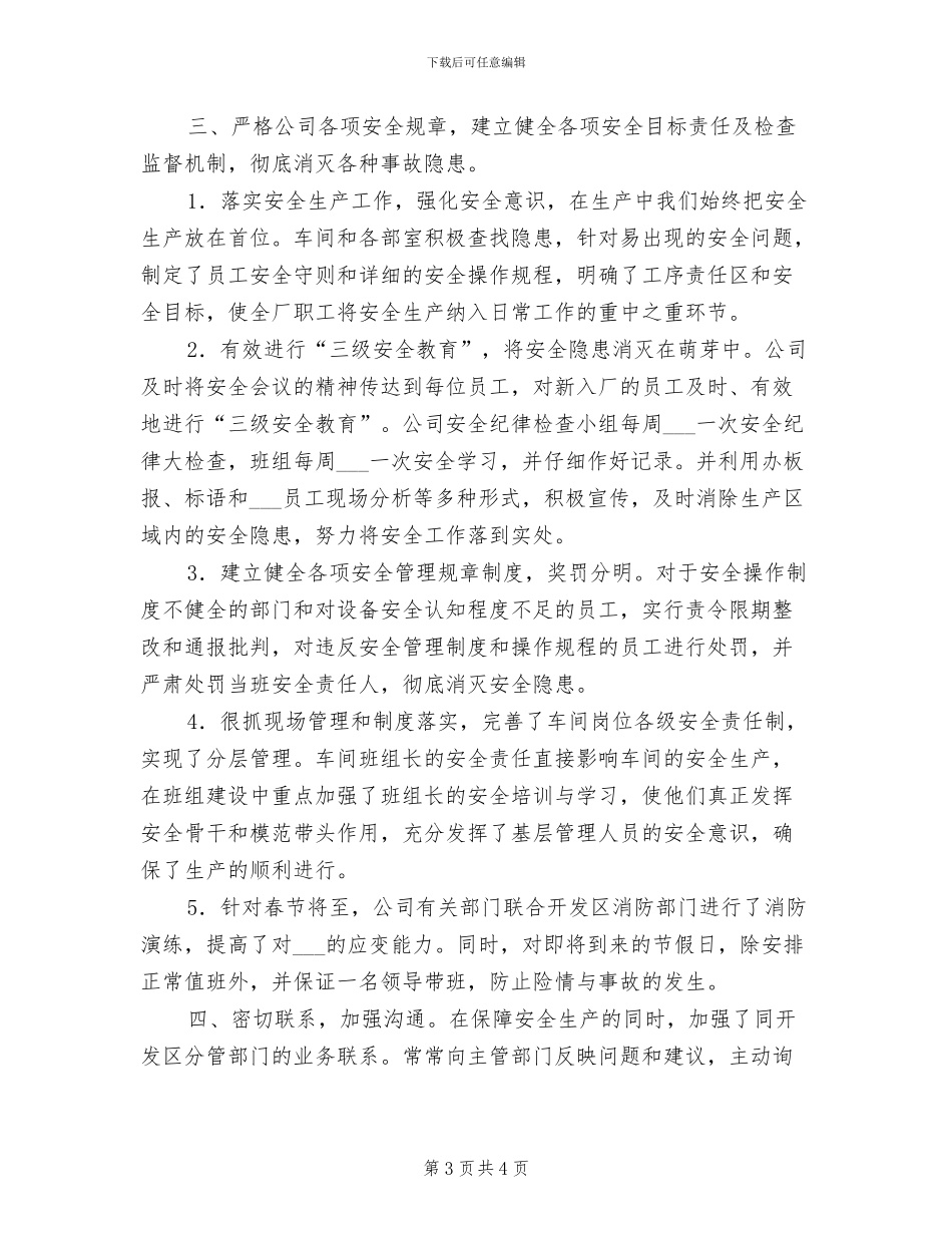 2024年公司安全生产大检查总结_第3页