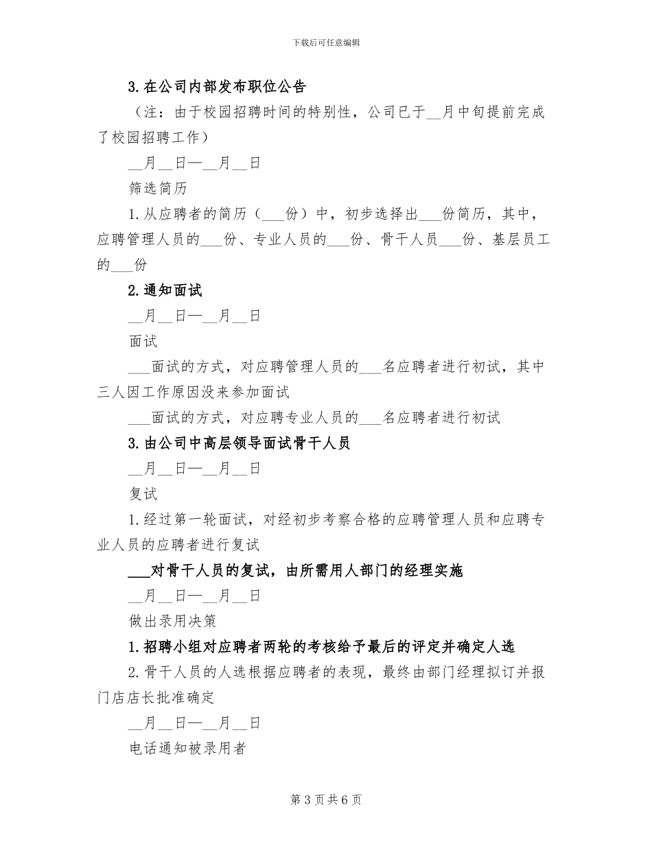 2024年公司招聘工作总结范文_第3页