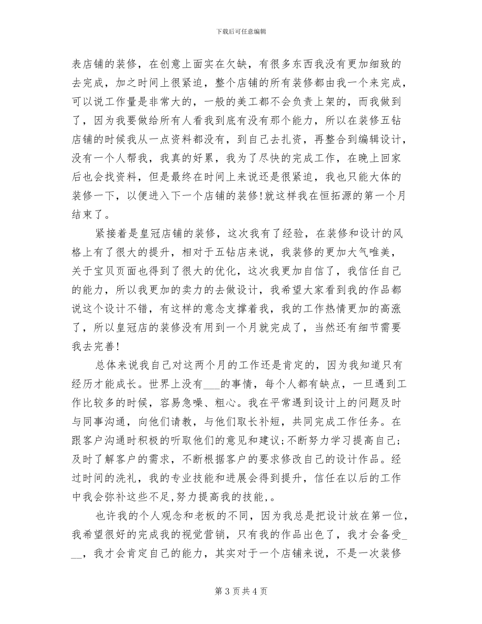 2024年公司美工工作总结_第3页