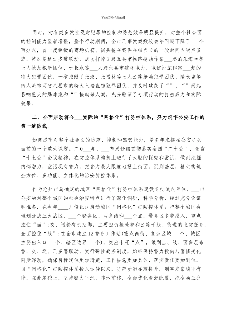 2024年公安局工作总结_第2页