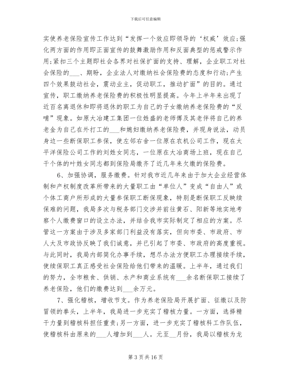 2024年养老局局长工作总结_第3页