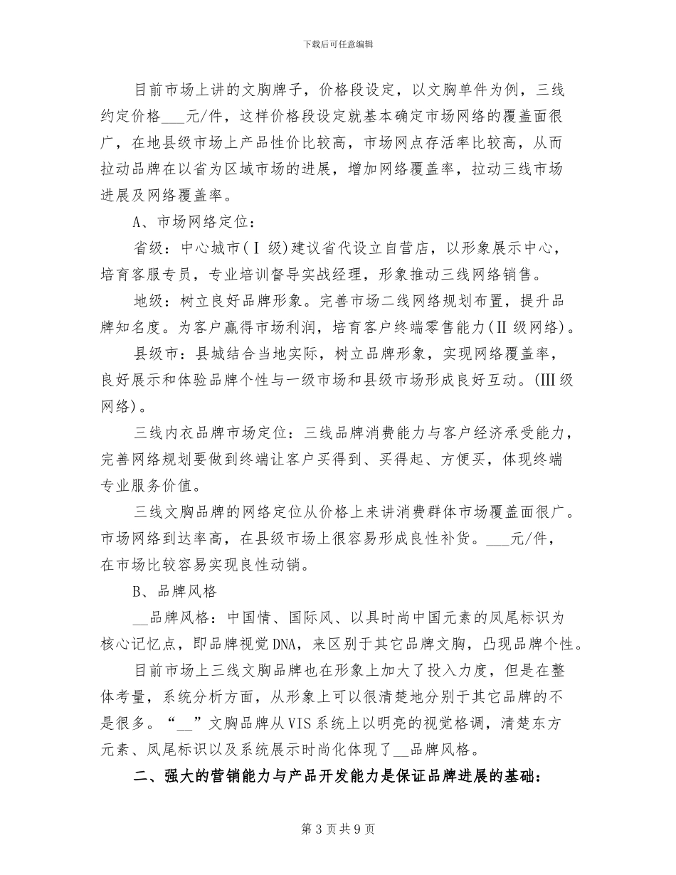 2024年内衣销售经理工作总结_第3页