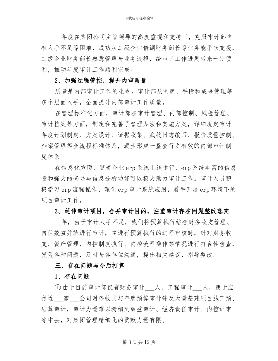2024年内部审计年终个人总结范文_第3页