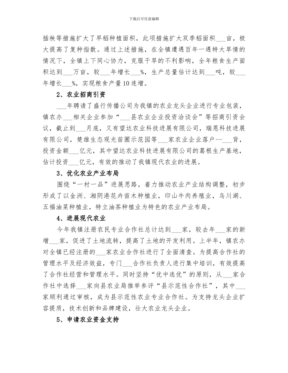 2024年农办年度工作总结_第2页