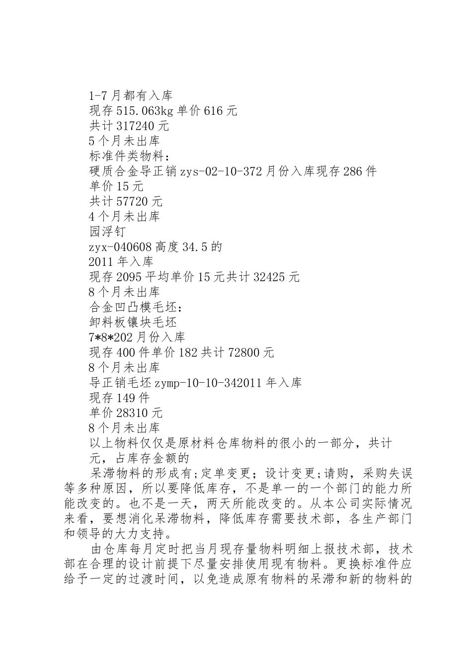 XX年库存差异分析报告5篇_第2页