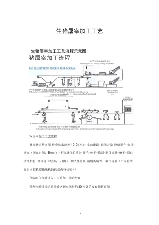 (完整版)生猪屠宰加工工艺流程