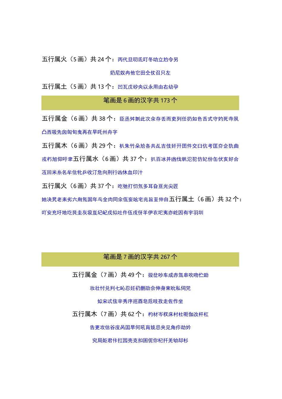 康熙字典-繁体字笔画五行_第3页